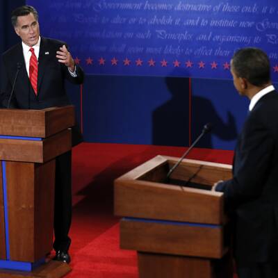 Der US-Präsident und sein Herausforderer treffen zum ersten Mal im TV aufeinander