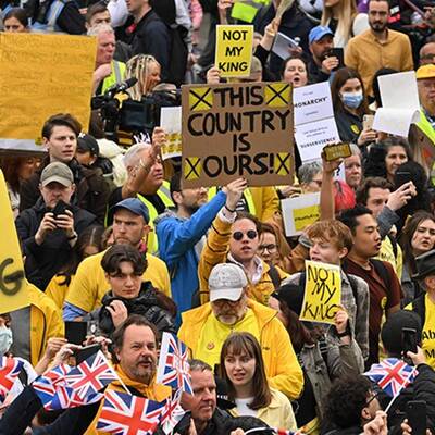Proteste gegen Charles