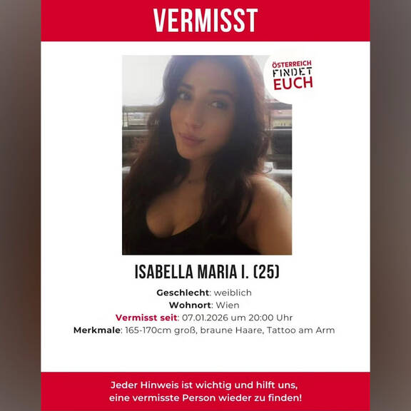 Schock in Wien: Nächste junge Frau (25) vermisst