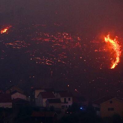 Gewaltiger Waldbrand in Portugal