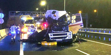 Lkw-Unfall f&uuml;hrt zu Stau-Chaos in Graz