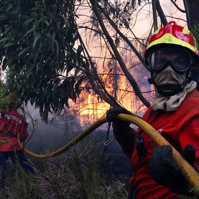 Gewaltiger Waldbrand in Portugal