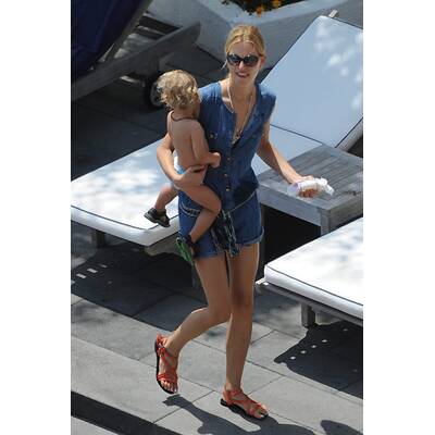 Mama Kurkova & Söhnchen Tobin