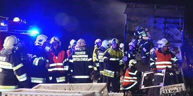 Hunderte Hühner verbrannt: A9-Sperre