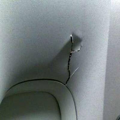 Horrorflug für Passagiere