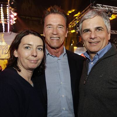 Arnold Schwarzenegger in Kitzbühel