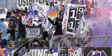 Pyro: Fansektor der Austria gesperrt