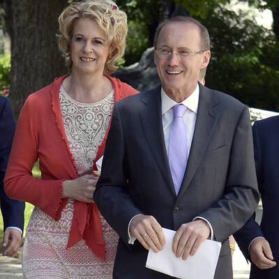 VP-Spitzenkandidat Othmar Karas bei der EU-Wahl