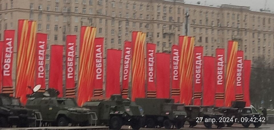 Aktuelles Foto der Vorbereitungen zur heurigen Parade.