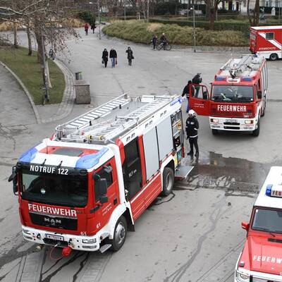 Feuerwehr-Einsatz in der U2