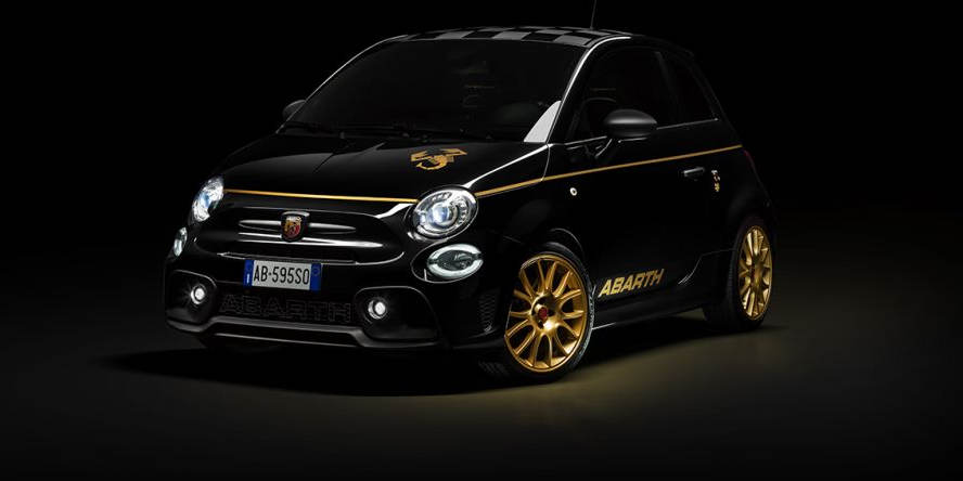 Abarth 595 als Scorpioneoro und Monster Energy