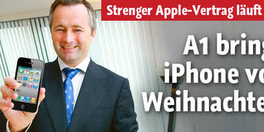 A1 bringt iPhone vor Weihnachten