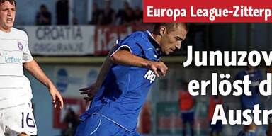 Austria steigt nach Zitterpartie auf