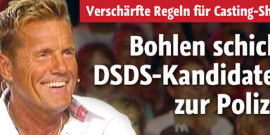 DSDS-Kandidaten müssen zur Polizei