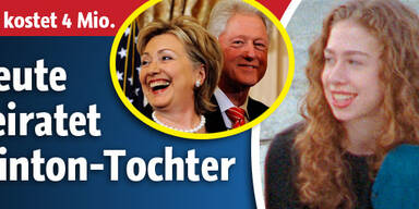 Heute heiratet Clinton-Tochter