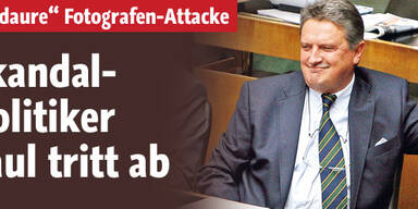Skandal-Politiker
Faul tritt ab