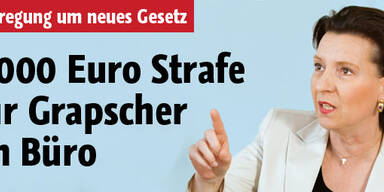 1.000 Euro Mindeststrafe fürs Grapschen