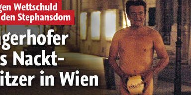 Jagerhofer flitzte nackt um Stephandsom