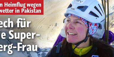 Pech für die Super-Bergfrau