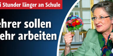 Lehrer sollen
mehr arbeiten