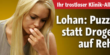 Lohan: Puzzle statt Drogen auf Reha