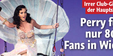 Katy Perry für nur 800 Fans in Wien