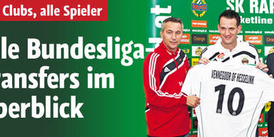 Alle Zu- und Abgänge des Sommers