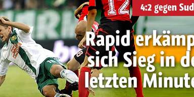 Rapid nach 4:2 in EL-Quali weiter