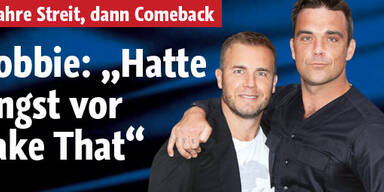 Robbie hatte Angst vor Take That