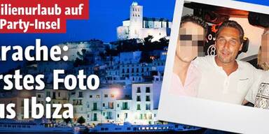 Straches erstes Foto aus Ibiza