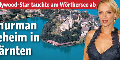 Uma Thurman geheim in Kärnten
