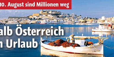 Halb Österreich im Urlaub