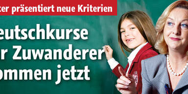 Deutschkurse für Zuwanderer kommen