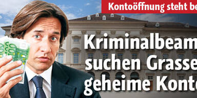 Grassers Geheimkonto wird geöffnet