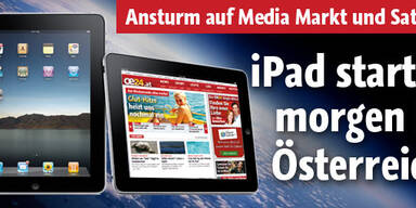 Am Freitag startet iPad in
Österreich