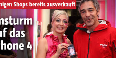 Ansturm auf das iPhone 4