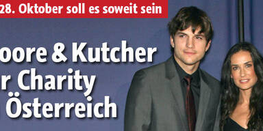 Kutcher und Moore am
28. Okt. in Linz
