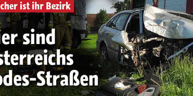 Hier sind Österreichs Todes-Straßen