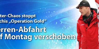 Herren-Abfahrt auf Montag verschoben