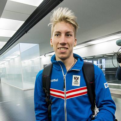 Abflug der ÖOC-Stars nach Sotschi