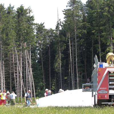 Flugzeugabsturz im Flachgau