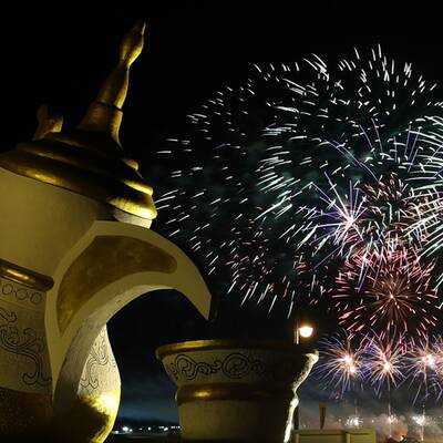 In New York versammelten sich Tausende am Times Square