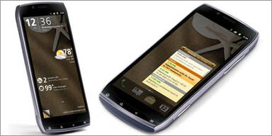 Android-Smartphone mit Breitbild-Display