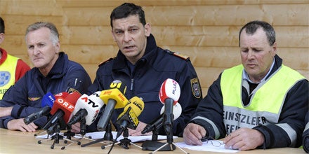 Pressekonferenz der Polizei am Achensee