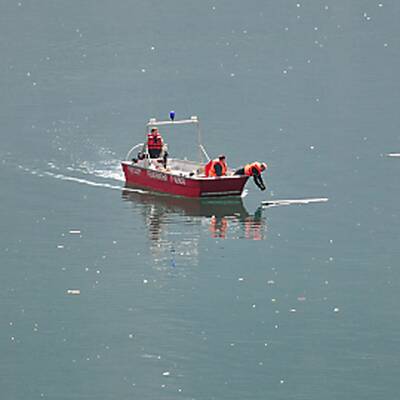 Hubschrauber in Tiroler Achensee gestürzt