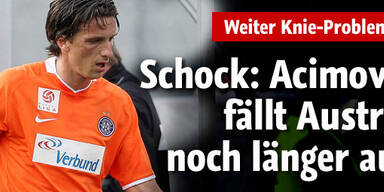Austria noch Wochen ohne Acimovic