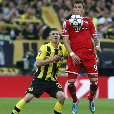  Bayern gegen Dortmund. Das Finale der Champions League in Wembley.