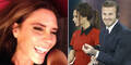 Victoria Beckham lacht