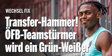Transfer-Hammer! ÖFB-Teamstürmer wird ein Grün-Weißer
