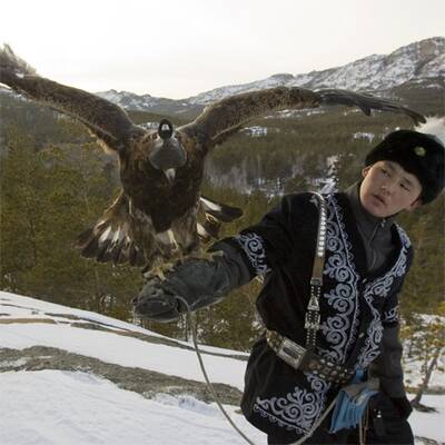 Adlerjagd in Kasachstan